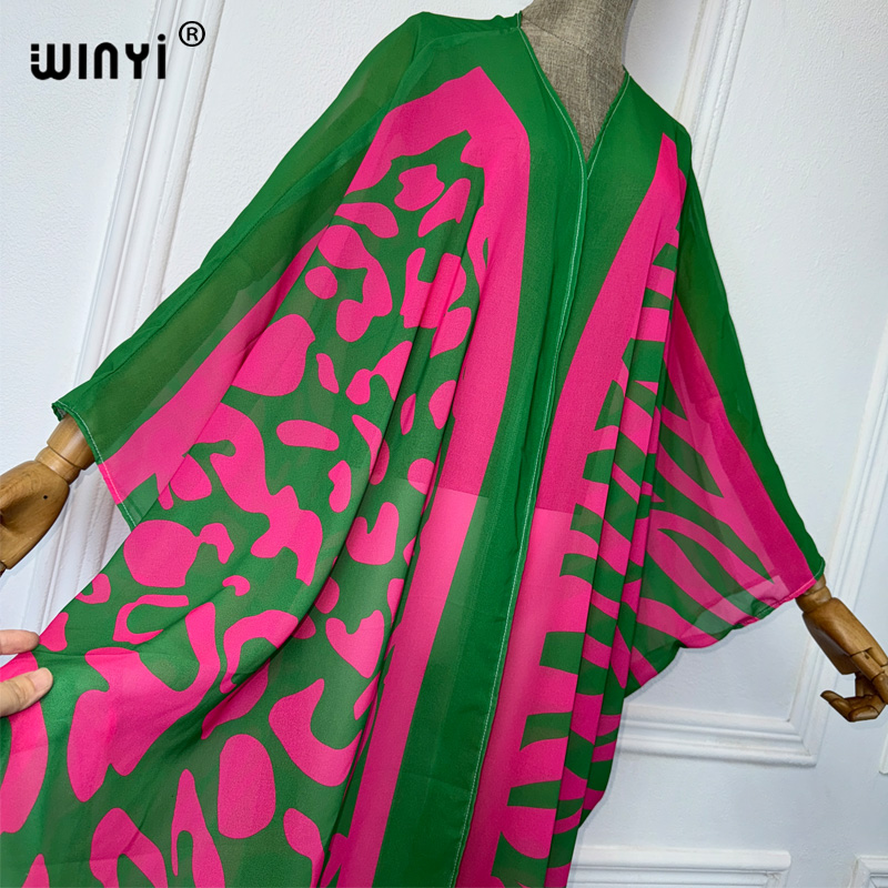 WINYI Afrika Bohemia cetak kim - Cover Up Kaftan ulasan dan harga