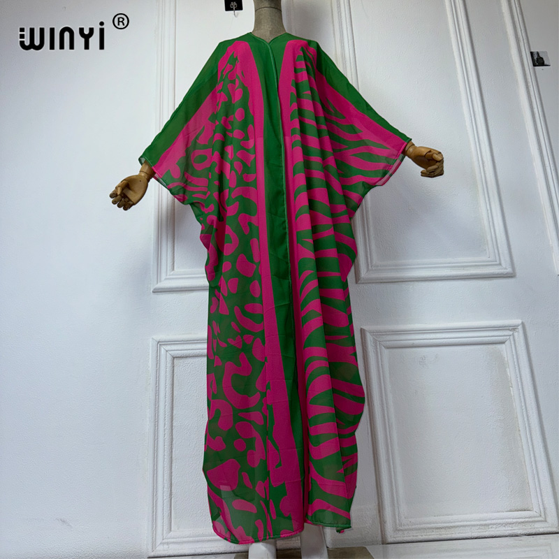 WINYI Afrika Bohemia cetak kim - Cover Up Kaftan ulasan dan harga