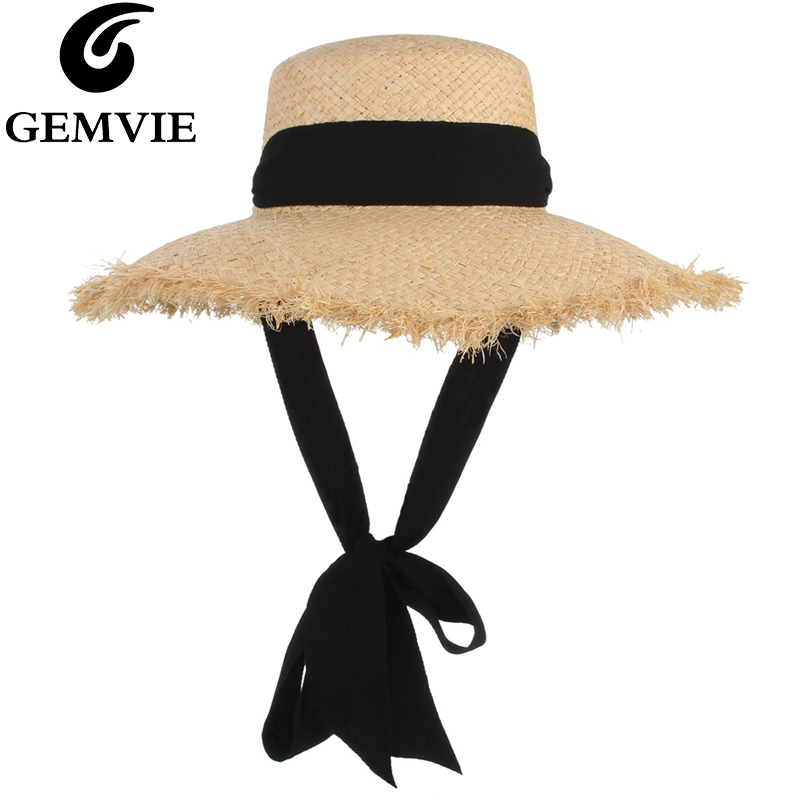 Gemvie Buatan Tangan Tenun Raf - Hat Floppy Wide ulasan dan harga