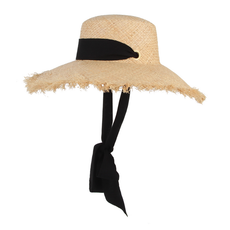 Gemvie Buatan Tangan Tenun Raf - Hat Floppy Wide ulasan dan harga