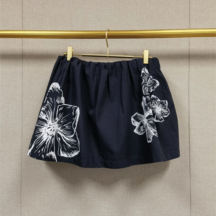 Set Kemeja Motif Bunga Putih R - Romper Floral Print ulasan dan harga