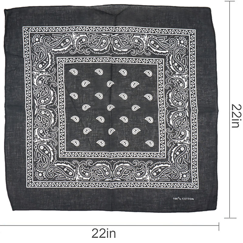 100% Katun Paisley Bandana Boh - Headband Summer Knit ulasan dan harga