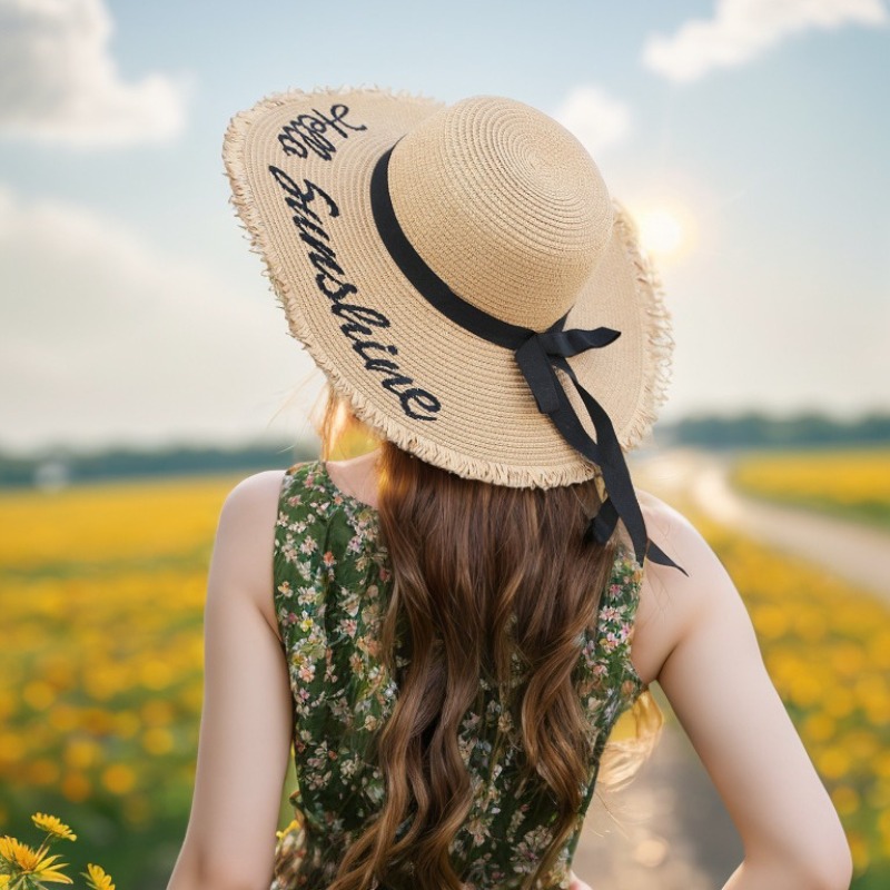 1 Buah Topi Pantai Floppy Musi - Hat Floppy Wide ulasan dan harga