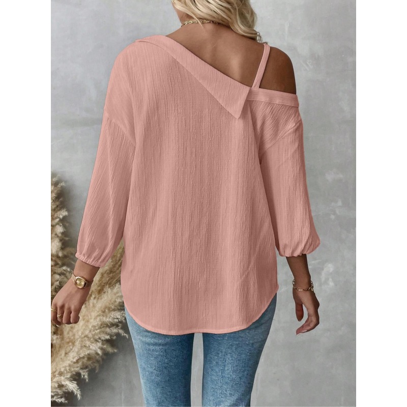 Blus Wanita Ukuran Besar 1XL-5 - Blouse Off Shoulder ulasan dan harga