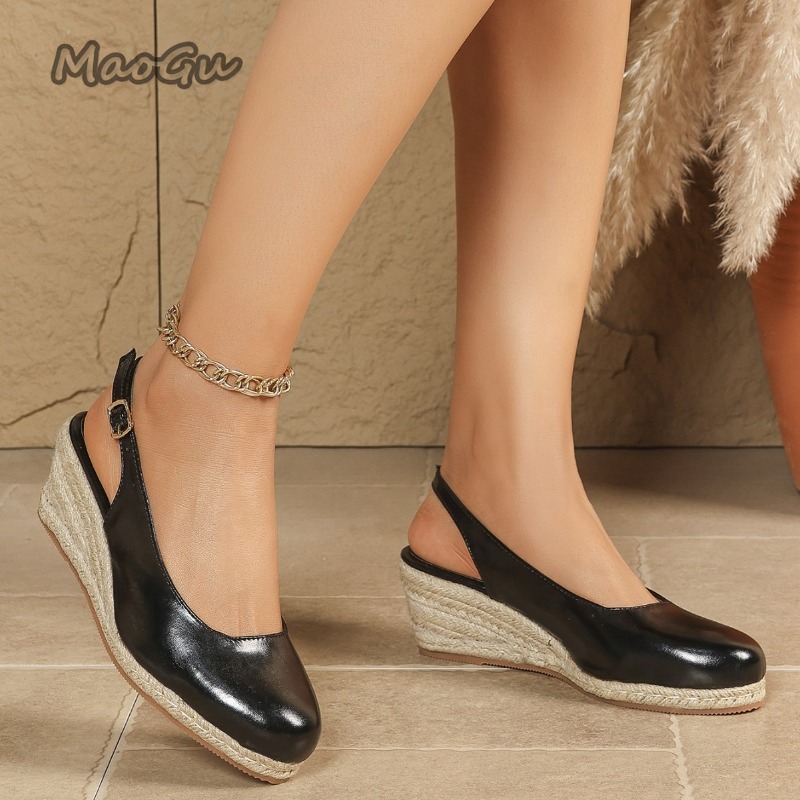 Sepatu Sandal Espadrille Wedge - Wedge Espadrille Women ulasan dan harga